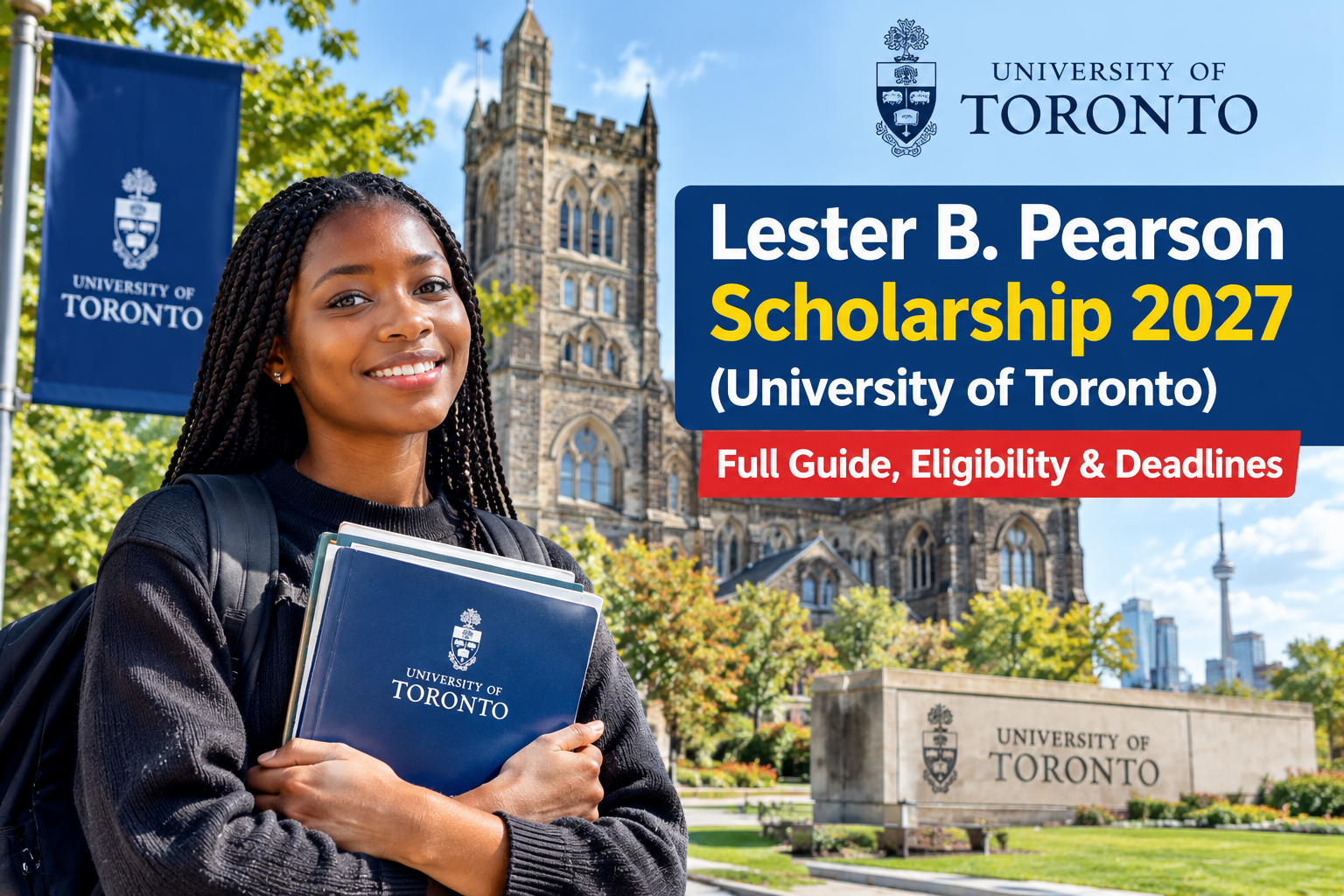 Lester B. Pearson Scholarship 2027 (University of Toronto)
