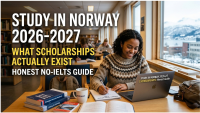 Study in Norway 2026–2027: What Scholarships Actually Exist (Honest No-IELTS Guide)